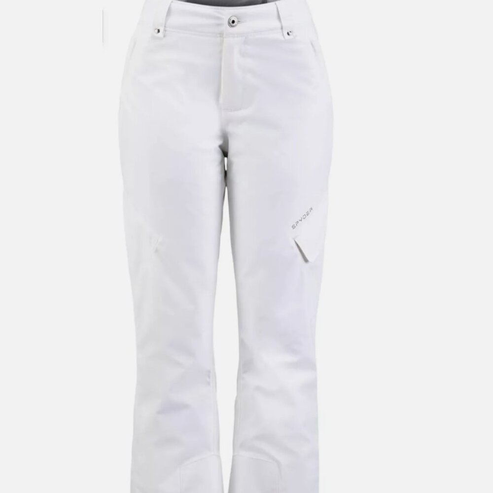 NEW SPYDER Womens GTX Ski Pants , WHITE , Size 12